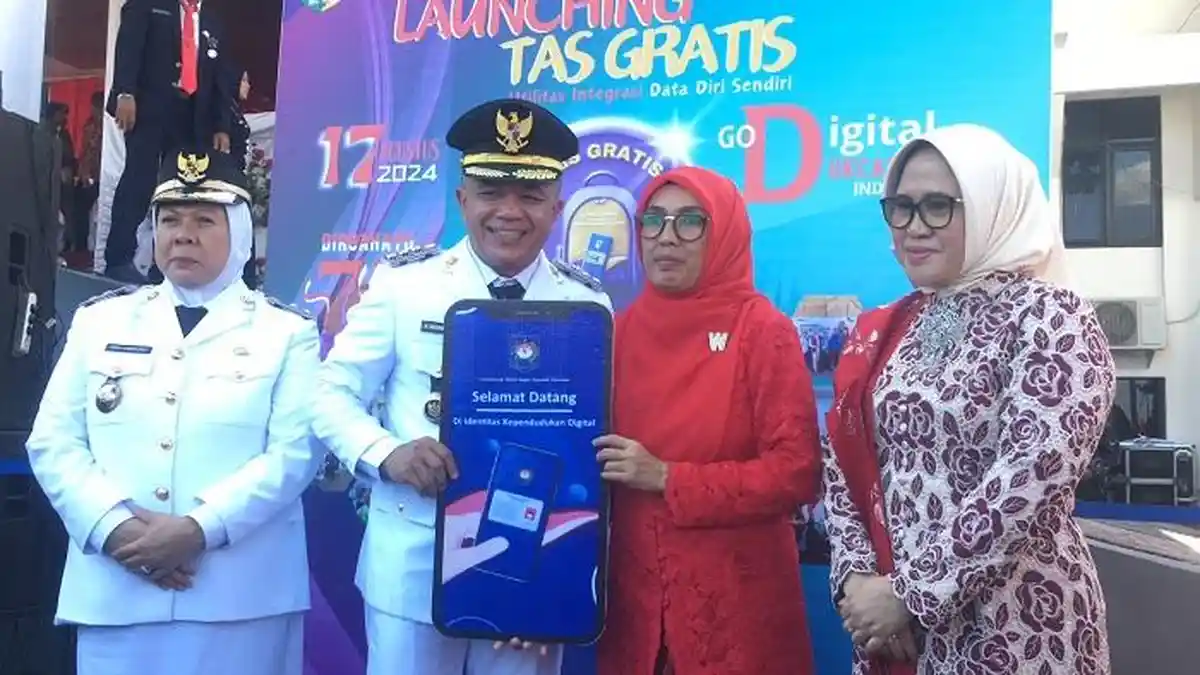 Dukcapil Palu Luncurkan Program TAS GRATIS di HUT Kemerdekaan RI ke-79