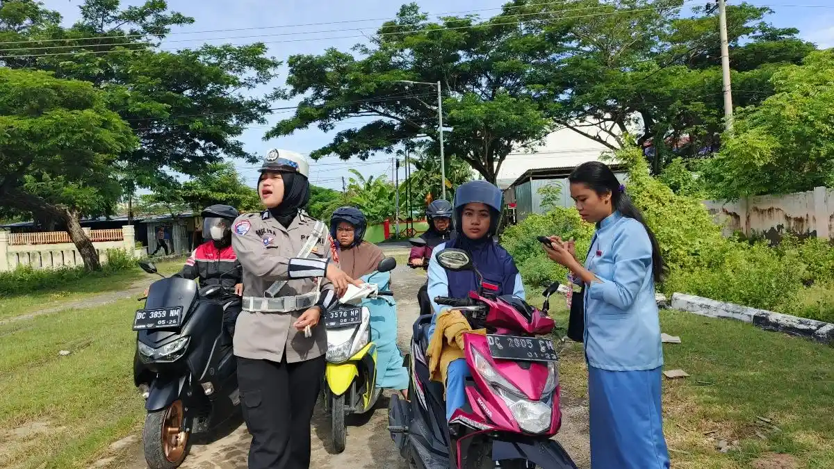 Hari ke-4 Operasi Keselamatan Marano 2025, Polres Majene Tilang 44 Kendaraan