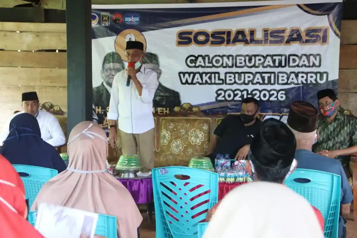 Bentuk Dukungan ke Suardi Saleh-Aska, Warga Cenne Siap Putihkan TPS