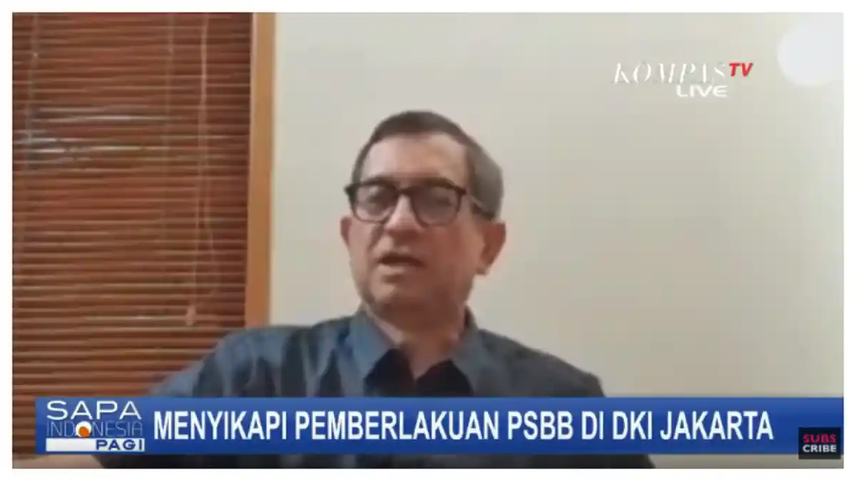 Sebut PSBB Hasil Kebijakan Ambigu Pemerintah, Agus Pambagio: Harus Lebih Kuat dari Social Distancing