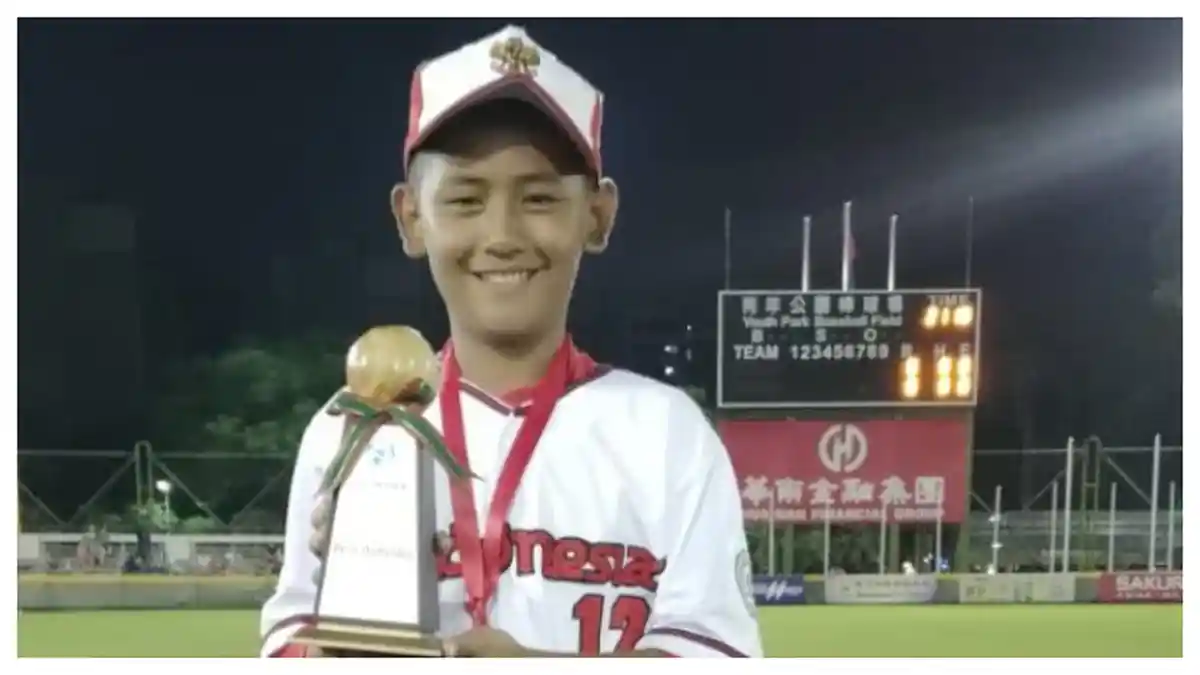 Pertama Kalinya, Atlet Baseball Indonesia Dapat Penghargaan di Turnamen BFA