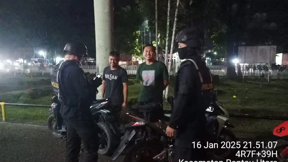 Patroli Kota dan Public Address Sat Samapta Polres Labuhanbatu