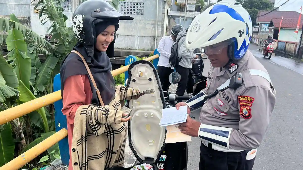Operasi Zebra 2024 Selesai, Polres Ternate Maluku Utara Tilang 935 Pelanggar