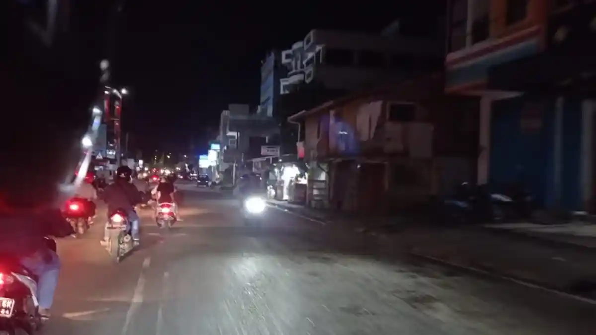 Malam Pergantian Tahun Baru 2021, Jalan Utama di Kota Tarakan Sepi, Warga: Dulu Jalanan Macet