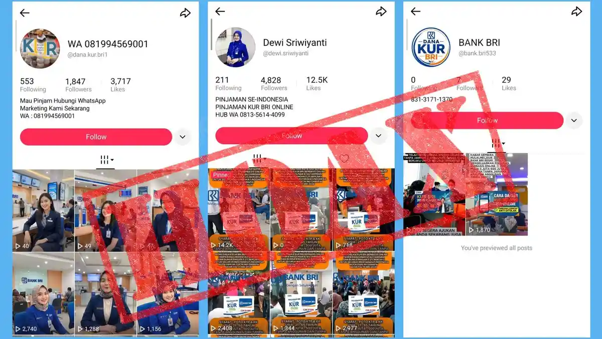 Hati-hati Penipuan Atasnamakan BRI, Tawarkan Pencairan Cepat KUR