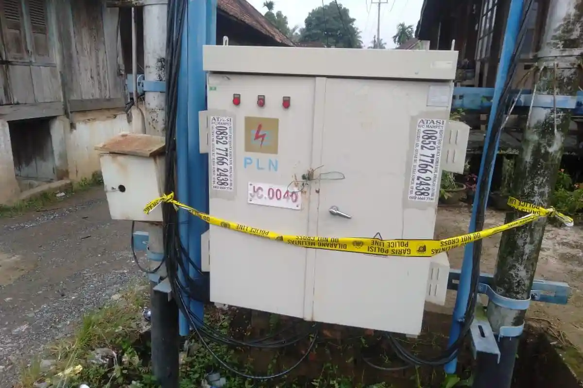 Gardu PLN di Senaung Muaro Jambi Digondol Maling, Listrik Padam Hingga 8 Jam