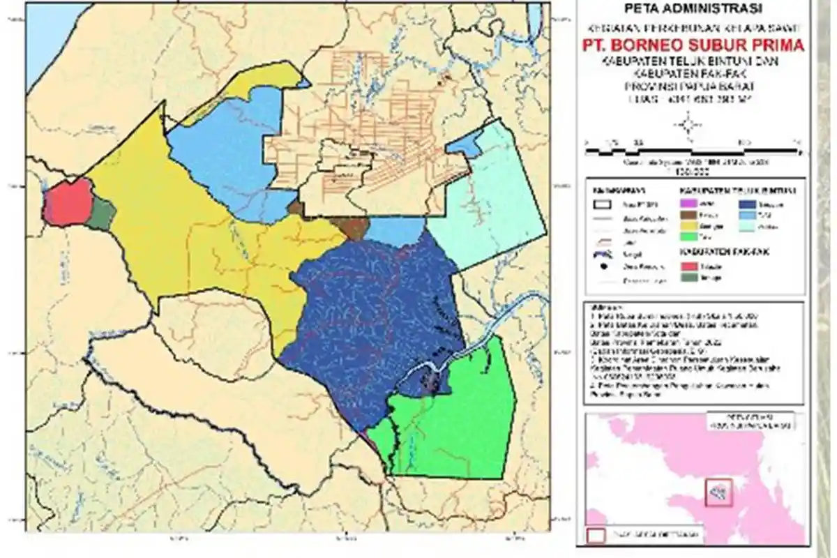 Pengumuman Studi AMDAL PT Borneo Subur Prima untuk Rencana Usaha Perkebunan Sawit di Teluk Bintuni