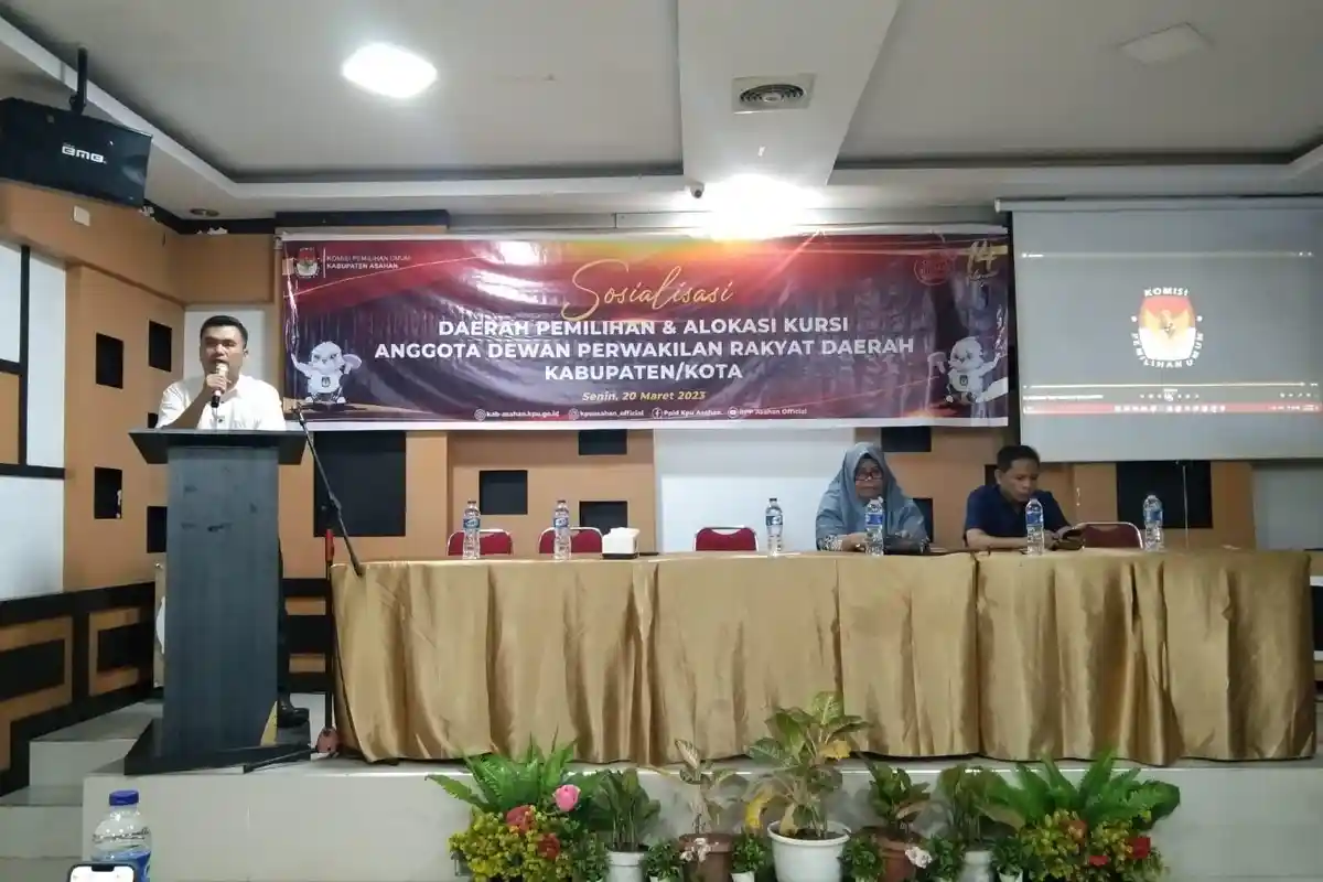 KPU Asahan Umumkan Total Kursi DPRD di Pemilu 2024, Sebut Ada Perubahan Alokasi Kursi di Dapil