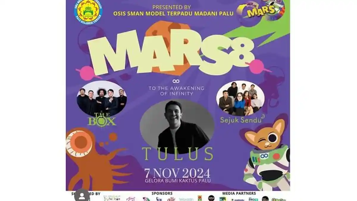 Madani Art Show 8 Hadirkan Penyanyi Tulus, Catat Tanggalnya