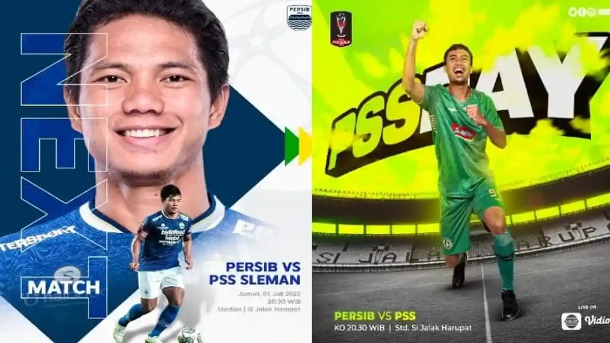 LINK Live Streaming Persib Vs PSS Sleman Hari Ini, Prediksi Line Up Delapan Besar Piala Presiden