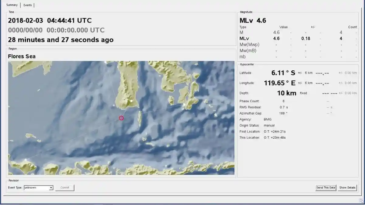 BREAKING NEWS: Gempa Guncang Jeneponto dan Bantaeng, Ini Penjelasan BMKG