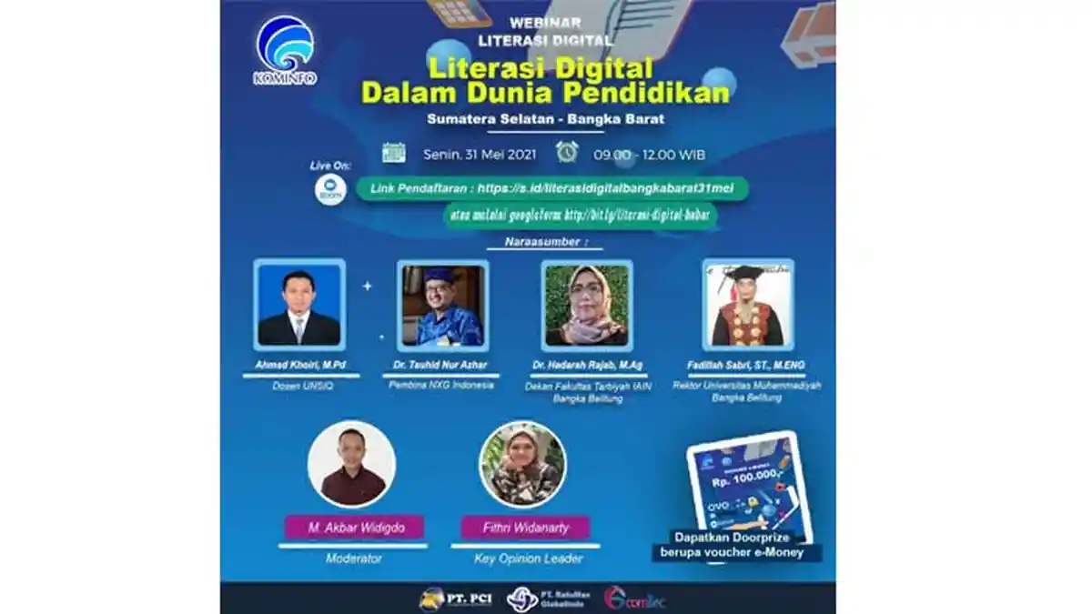 Program Literasi Digital 2021, Babel Sasar 27.511 Orang Peserta