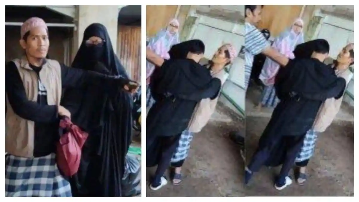 Terungkap Pria Bercadar di Makassar Ternyata Guru SD, Dicurigai Karena Tangannya Kasar, Tak Bicara