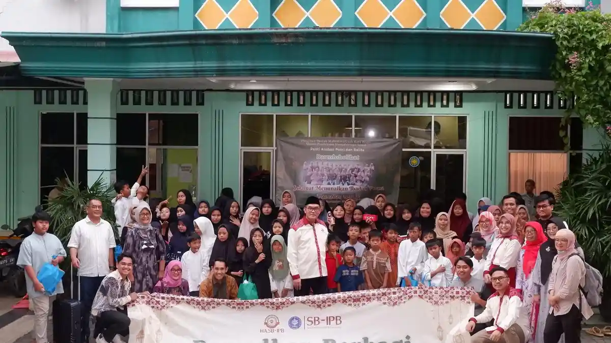 Bagian dari Pengabdian, Alumni Sekolah Bisnis IPB Gagas Kegiatan Ramadan Berbagi