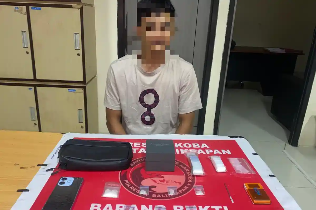 Pengedar Sabu Ditangkap di Manggar, Polresta Balikpapan Sita 7 Paket Seberat 11,21 Gram
