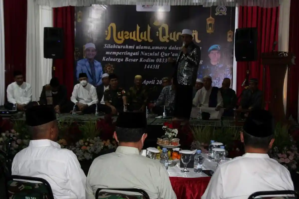 Pertebal Iman dan Taqwa, Prajurit dan ASN Kodim 0833/Kota Malang Gelar Peringatan Nuzulul Quran