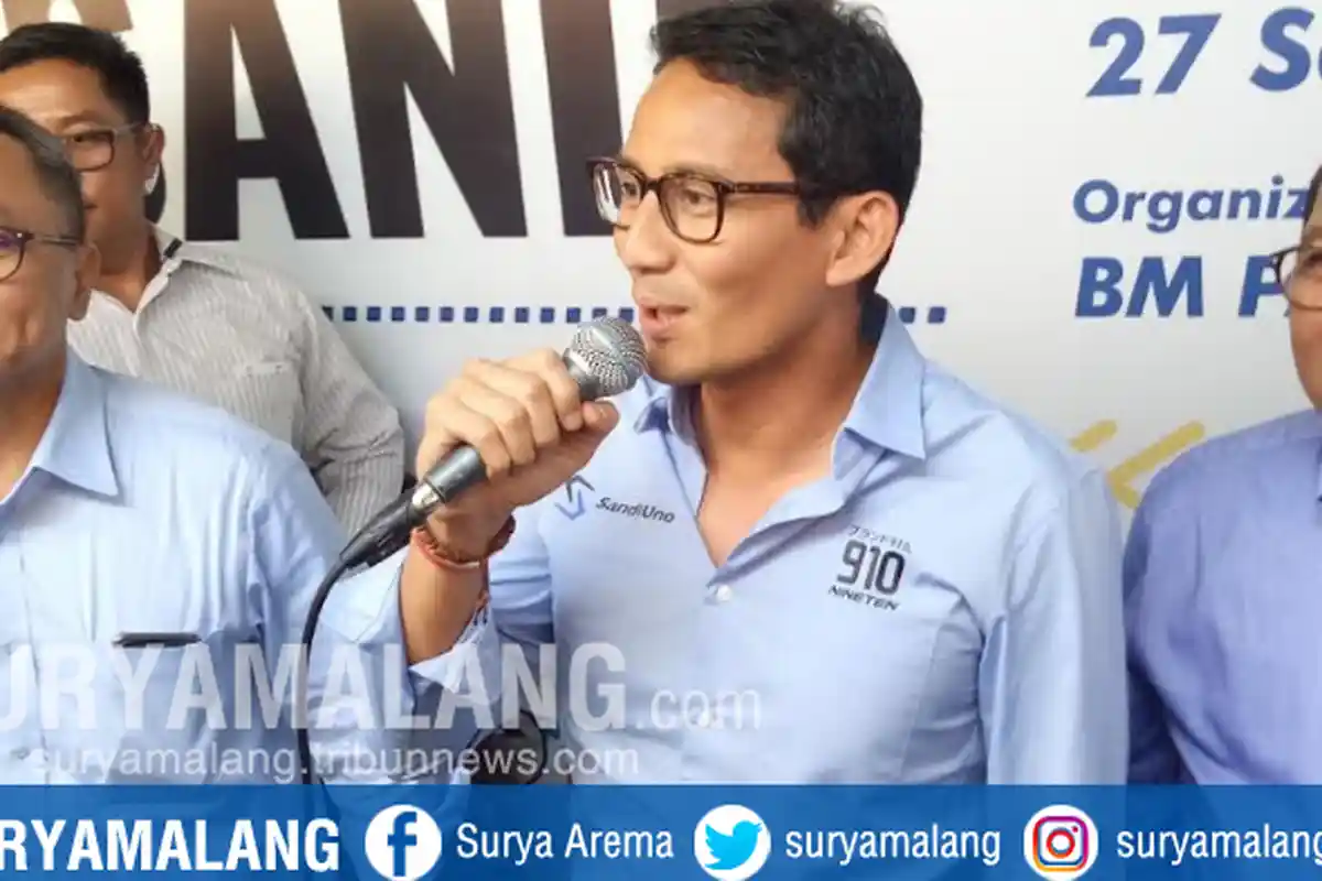 Bertemu Emak-Emak dan Kalangan Milenial Di Surabaya, Sandiaga Bawa Isu Kenaikan Harga Sembako