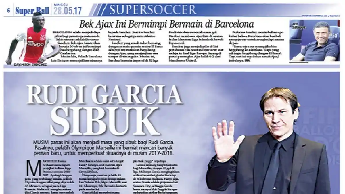 Rudi Garcia Sibuk di Musim Panas