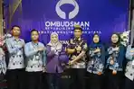 Sekprov Kaltara Hadiri Penyerahan Hasil Penilaian Pelayanan Publik di Ombudsman RI