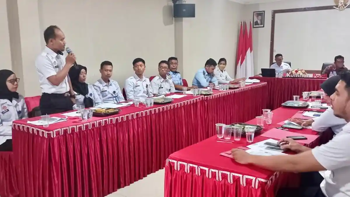 Rutan Ternate Ikut Presentase Proposal Kegiatan Evaluasi Kebijakan Permenkumham RI