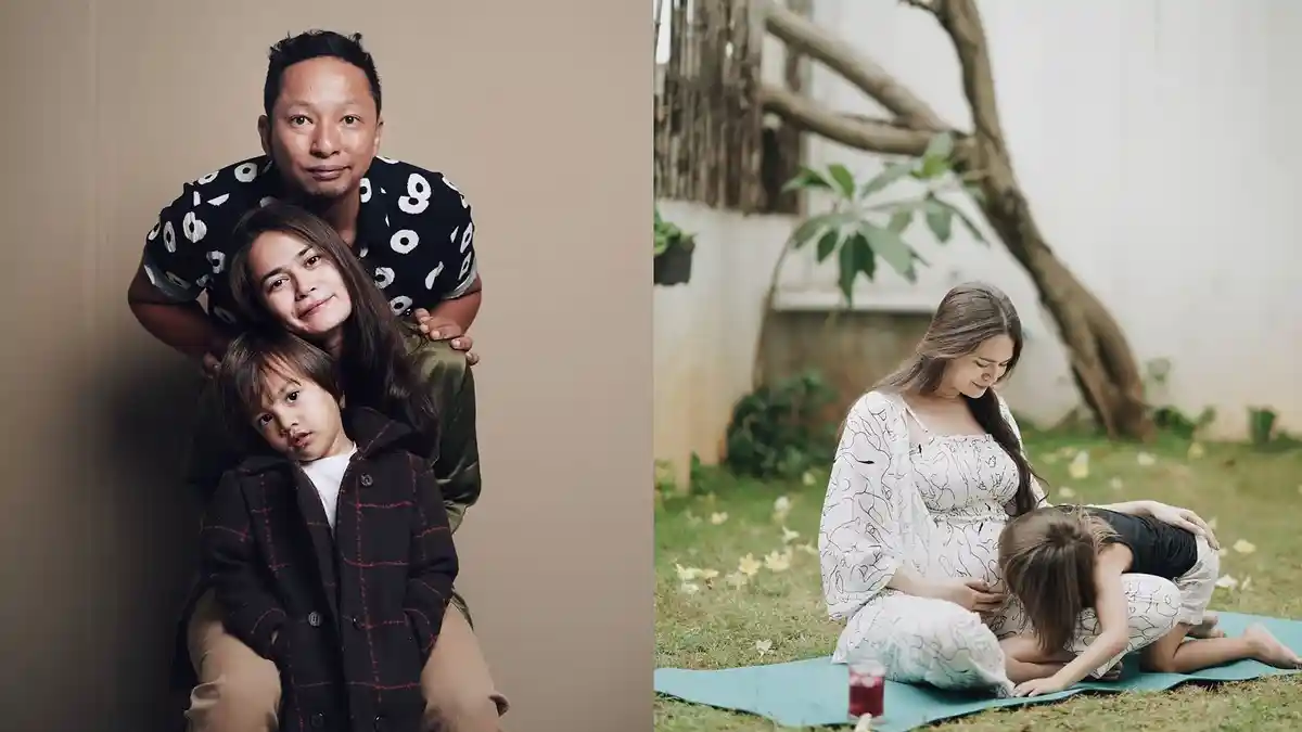 Bjorka Anak Ringgo Iseng Ajak Main Calon Adiknya yang Belum Lahir, Perut Buncit Mamanya Jadi Tatakan
