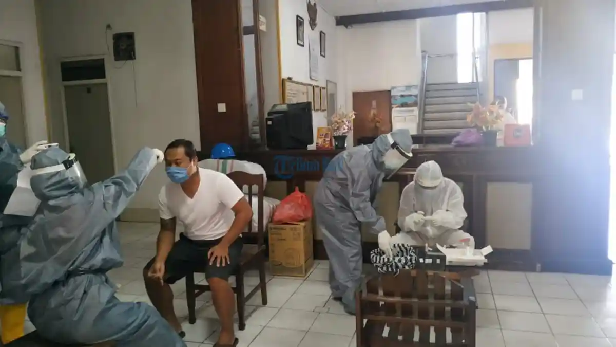 Hasil Rapid Test 7 PMI Tabanan Negatif