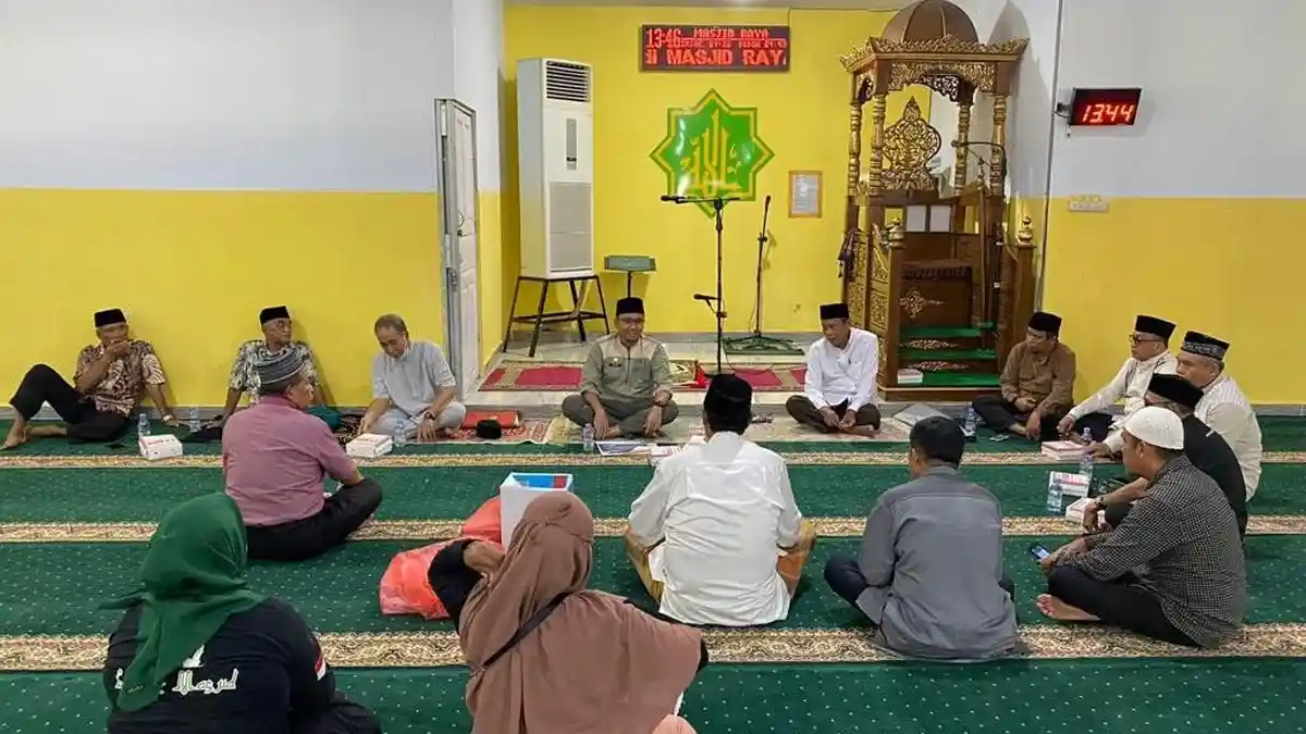 Percepat Pembangunan Mesjid Raya, Pengurus Yayasan Rapat Koordinasi Bersama Cikasda Sulteng