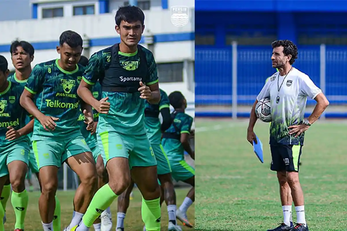 Luis Milla Ogah Performa Persib Bandung Turun setelah Libur: 4 Pemain Latihan Terpisah, 2 Absen