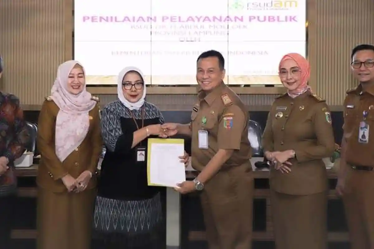 RSUD Abdul Moeloek Lampung Terima Kunjungan Tim Penilaian Kemenpan RB