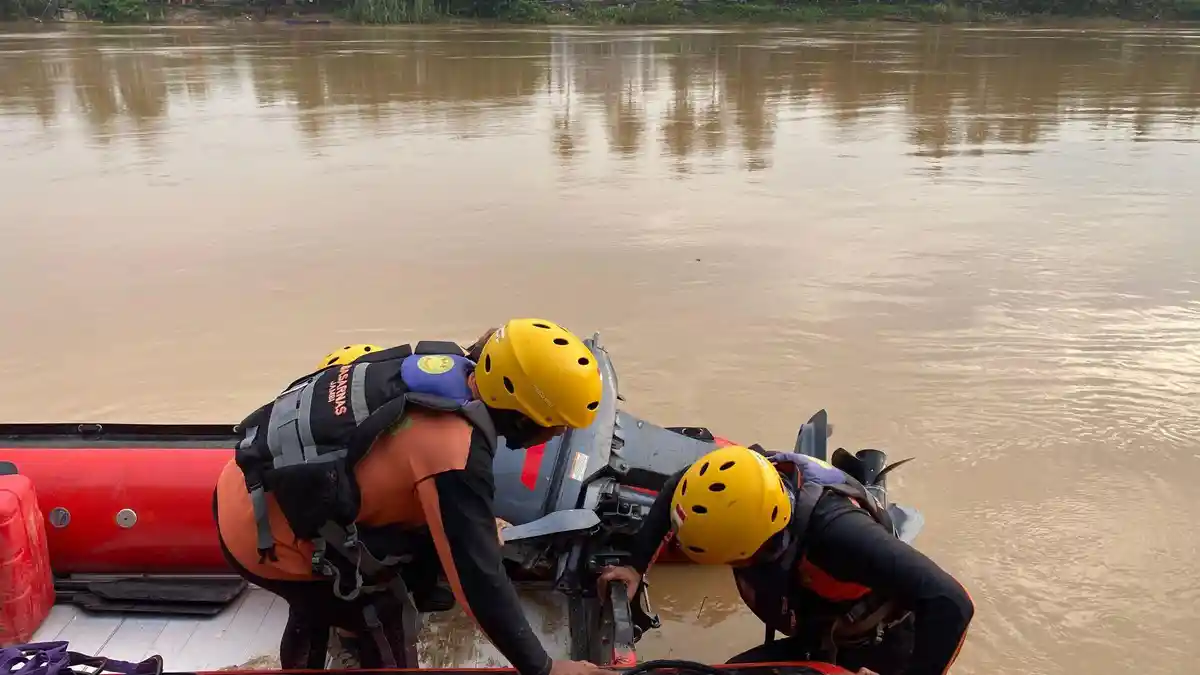 Jenazah Iyan Ditemukan 25 Km dari Lokasi Runtuhnya Dermaga Sungai Landak Tanjabbar