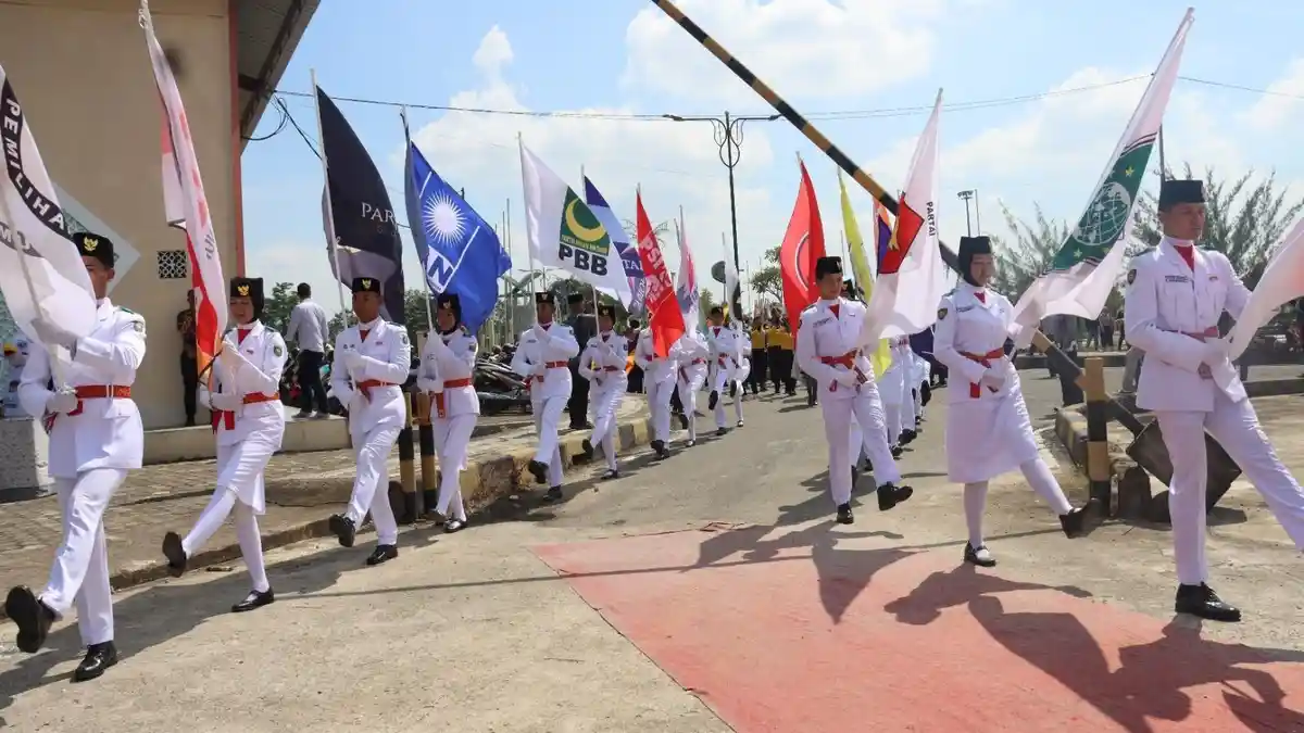 KPU Jambi Terima Estafet Kirab Pemilu 2024 di Bungo, Bakal Berlangsung 21 Hari