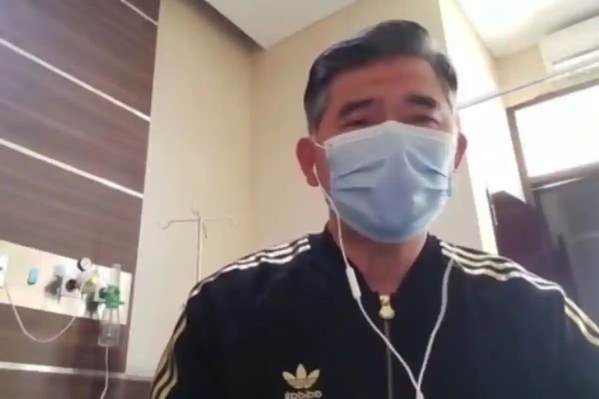 Walikota Jambi Syarif Fasha Positif Corona Begini Kondisi Wajahnya Sekarang, Beda