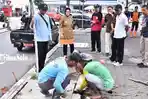 Gercep! Bupati Etik Langsung Tinjau Drainase Usai Terima Keluhan Genangan Air di Alun-Alun Sukoharjo