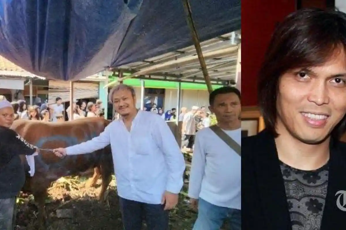 Once dan Tim Sumbang Hewan Kurban Sapi, Bentuk Kepedulian serta Berbagi