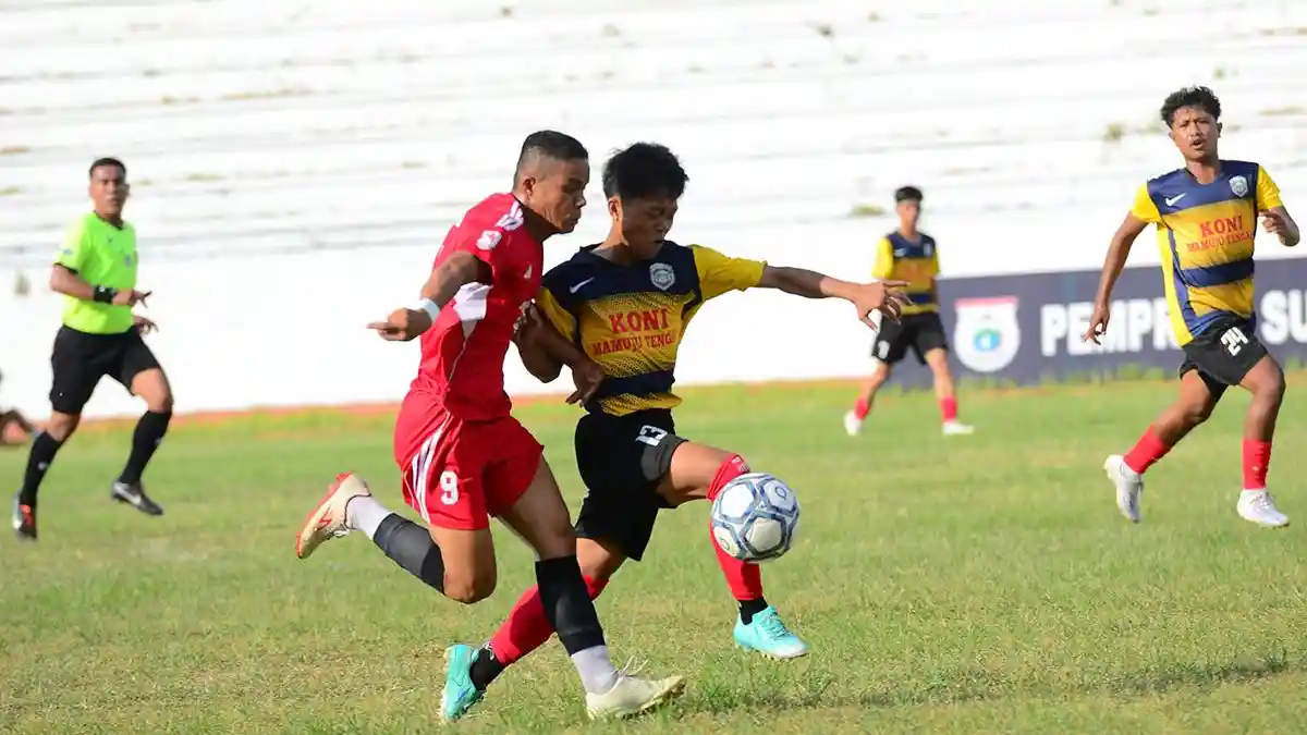 Sempat Main 9 Orang, PS Taeso Putra Tekuk PS Mateng 3-2 dan Juarai Grup B Piala Gubernur Sulbar