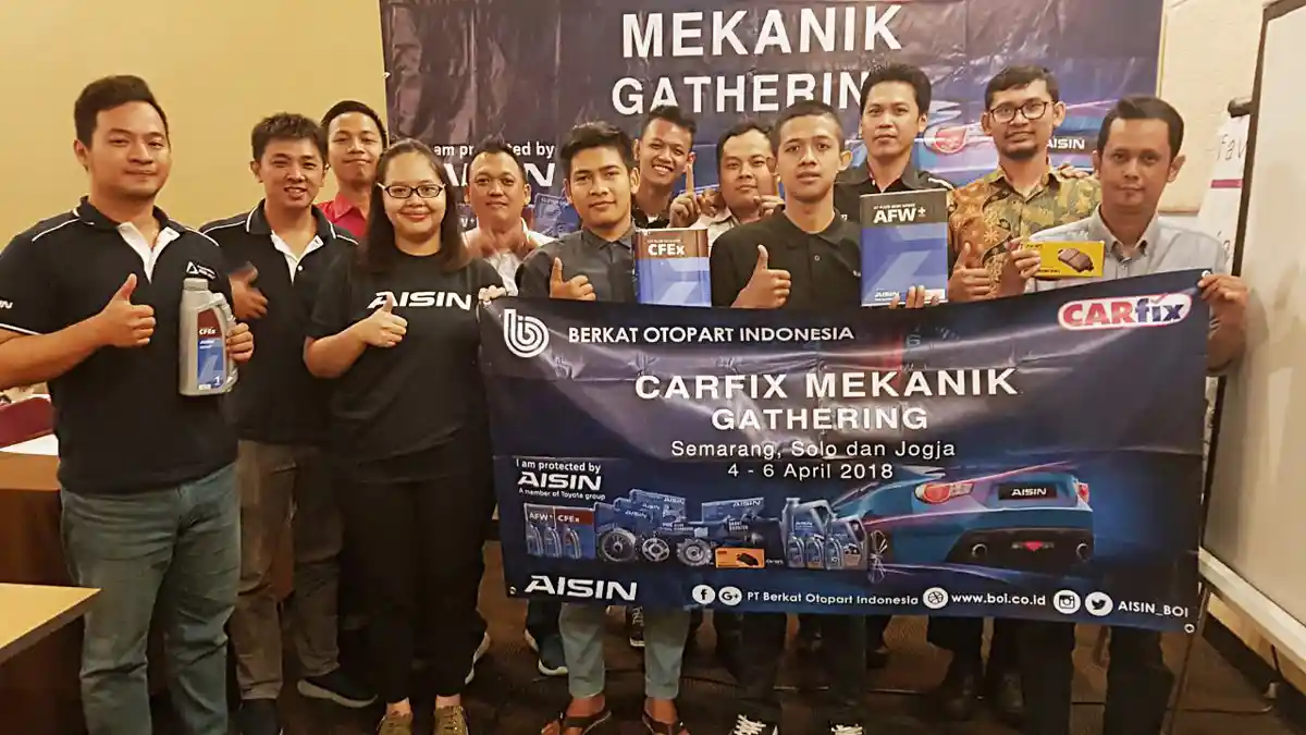 Mekanik Gathering AISIN dengan CARfix Indonesia