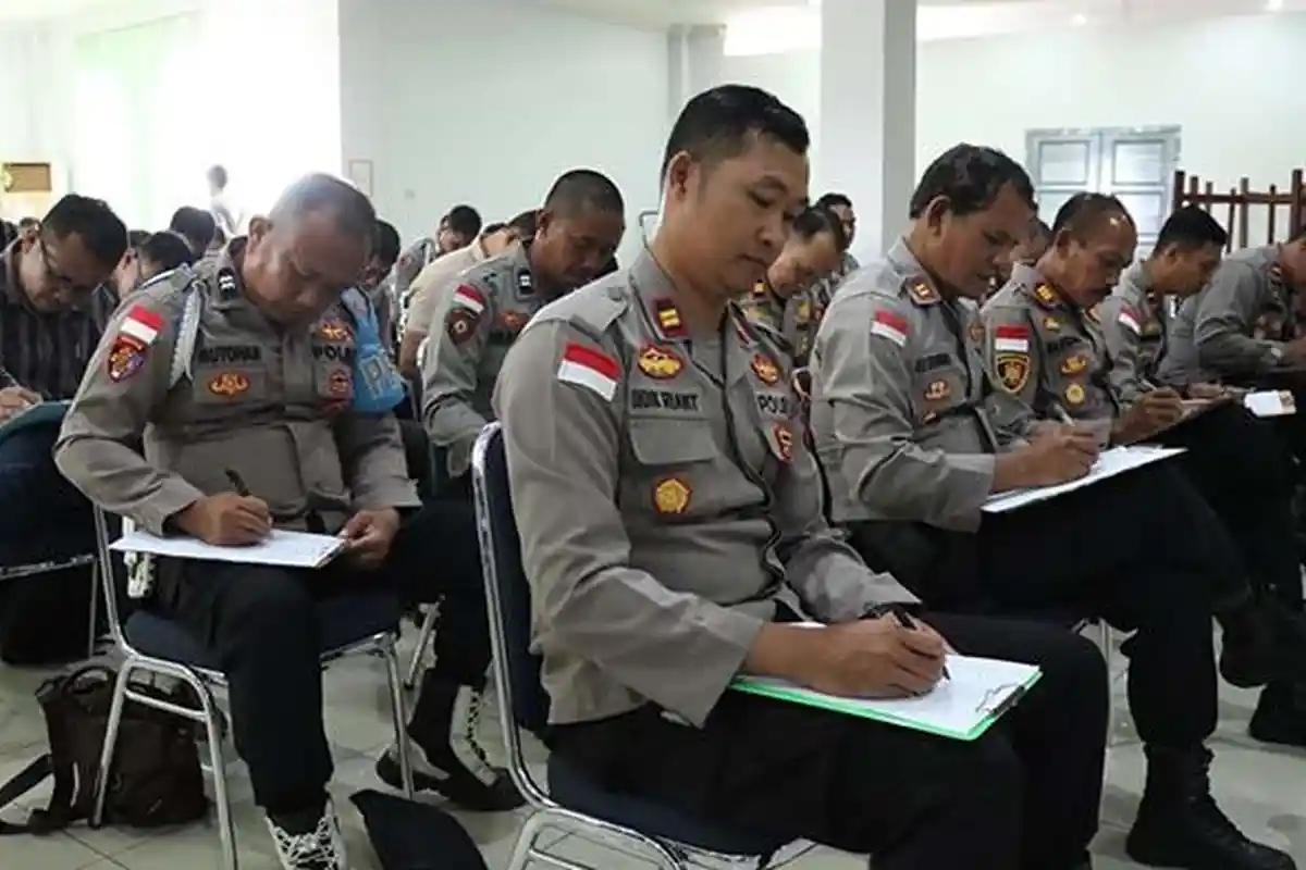 Polres Kapuas Hulu Tes Psikologi Anggota Pegang Senpi Dinas