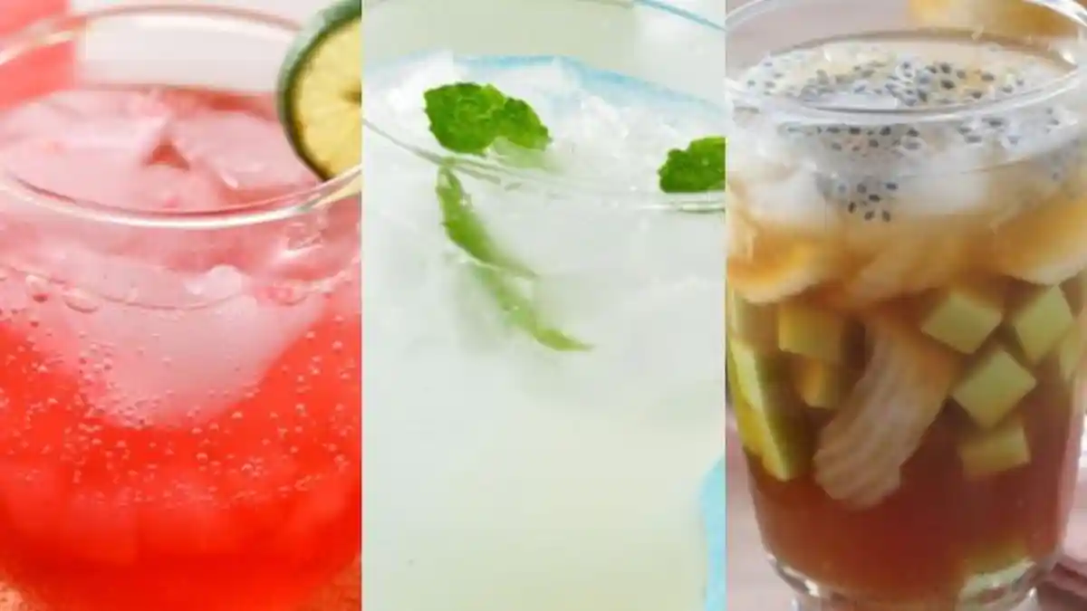 Resep Minuman Segar Buka Puasa: Es Kelapa Agar-agar Pandan, Pome Punch Lidah Buaya, dan Minty Lychee