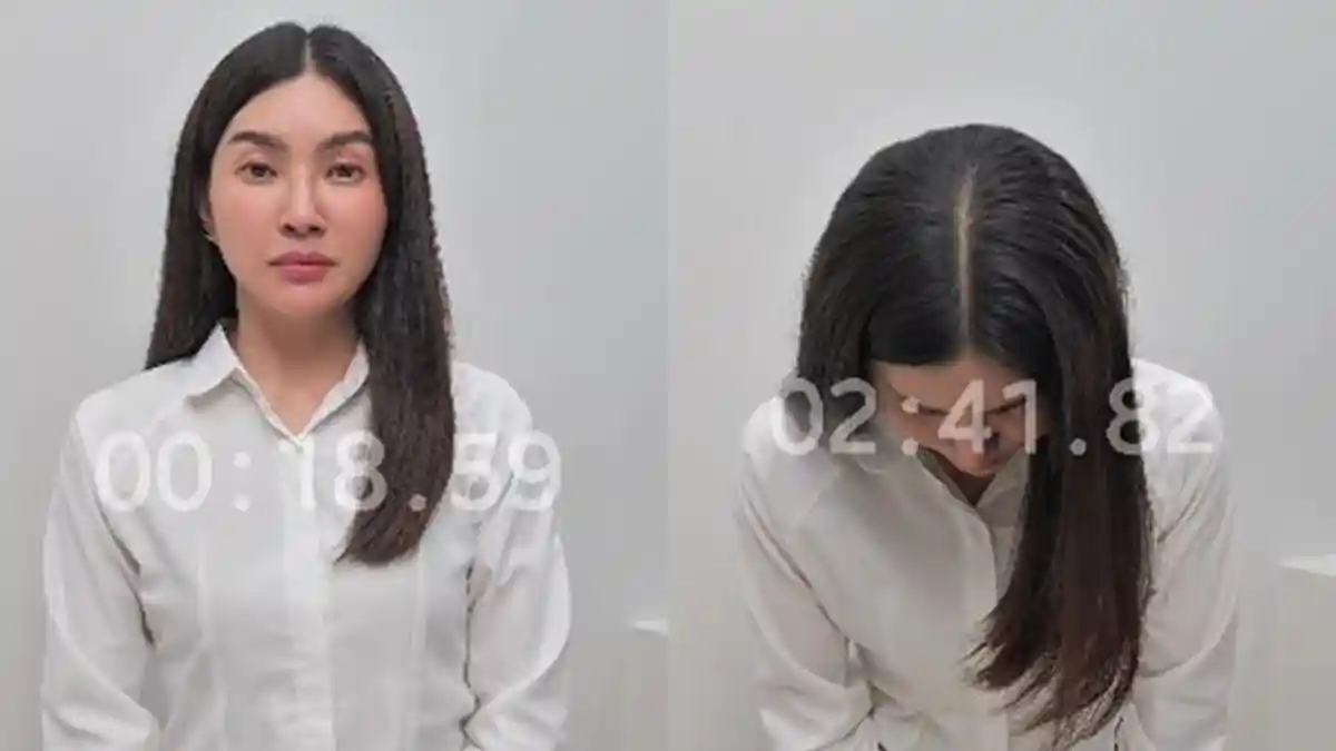 Sambil Membungkuk dan Tahan Tangis, Sarwendah Minta Maaf Soal Video Berucap Kasar Viral