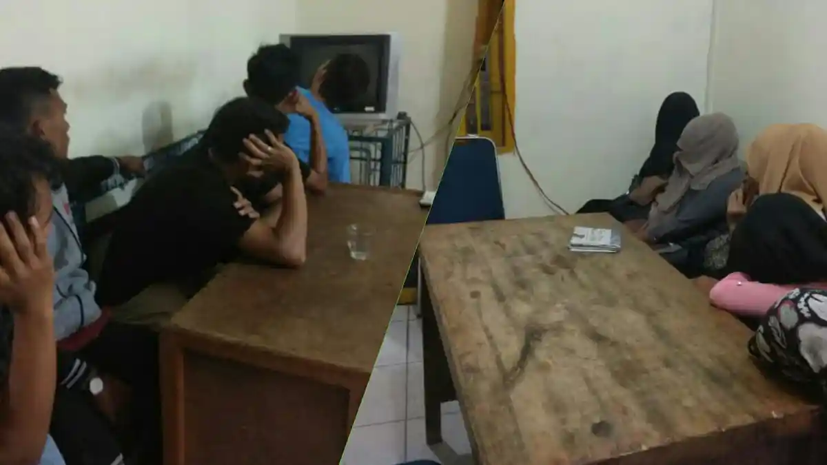 Lakukan Ini Berdua-duaan di Kafe Remang-remang, Enam Pasangan Muda Ini Dicokok WH
