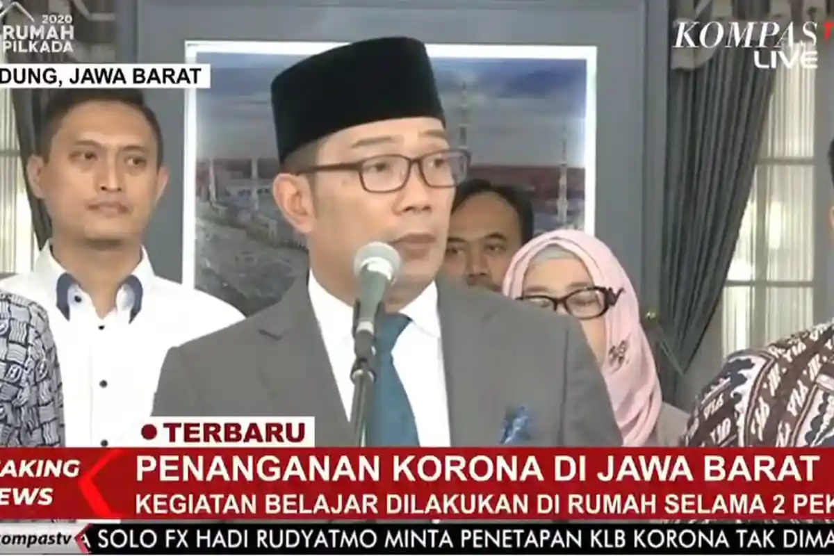 Kebijakan Ridwan Kamil Hadapi COVID-19: Tak Berlakukan Lockdown di Jawa Barat, Potong Gaji PNS