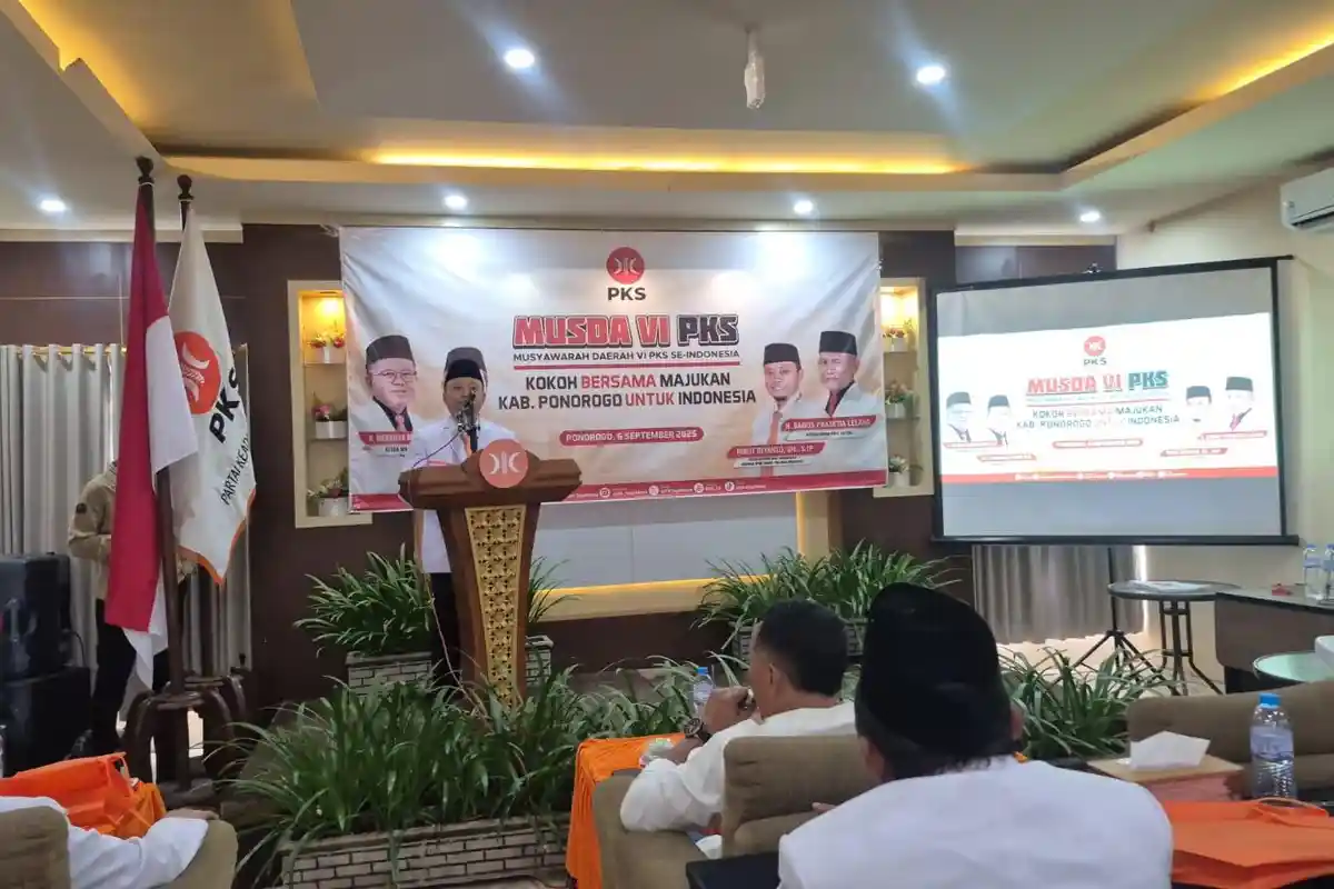 Ribut Riyanto Resmi Jadi Ketua DPD PKS Ponorogo, Targetkan 6 Kursi di Pemilu 2029