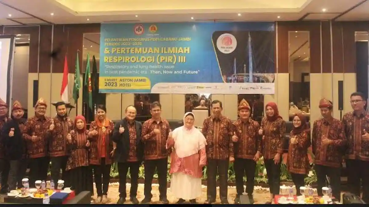 PDPI Jambi Gelar Pertemuan Ilmiah Respirologi, 130 Dokter Paru Terlibat