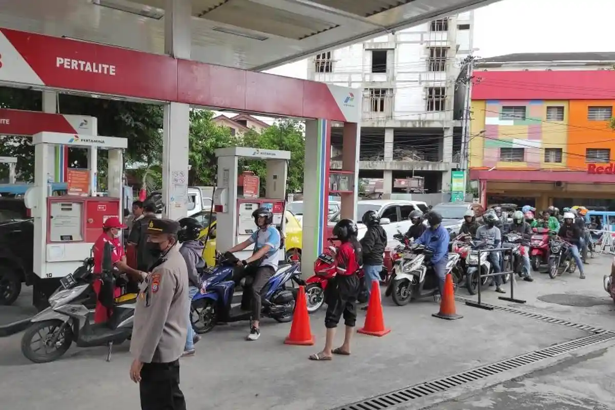 Harga BBM Naik, Pelayanan SPBU di Manado Sulawesi Utara Kembali Normal