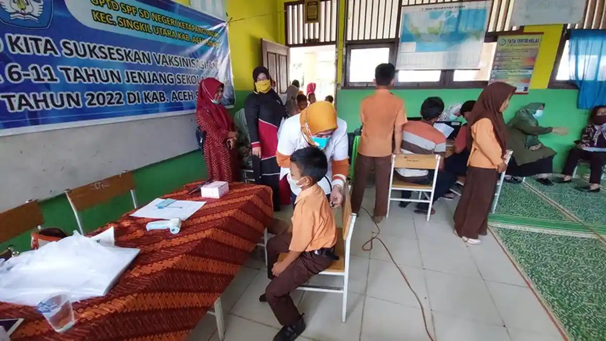 Sudah 98,5 Persen Warga Aceh Singkil Divaksin, Berikut Rincian Lengkapnya