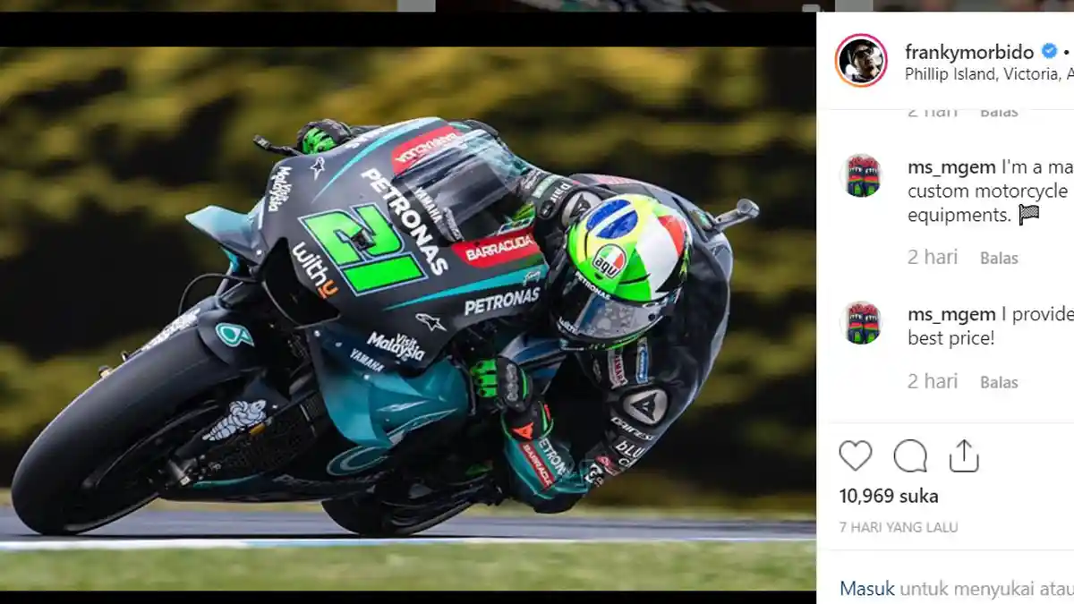 Hasil FP3 MotoGP Malaysia 2019: Morbidelli Rusak Dominasi Quartararo, Valentino Rossi ke Q2