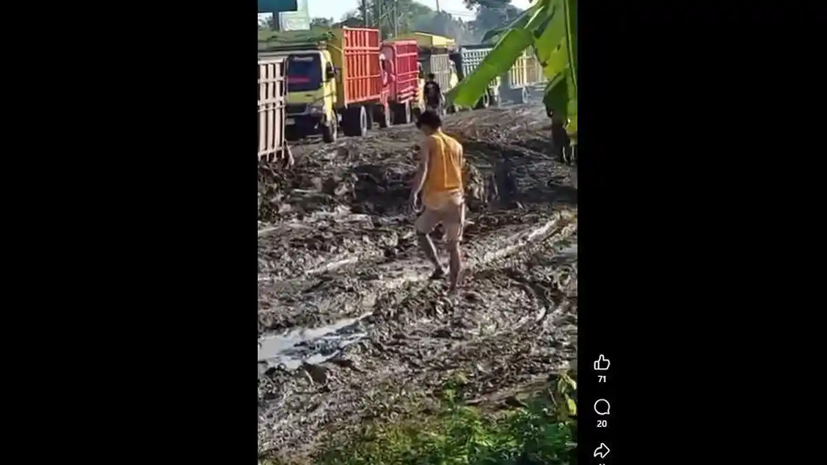 Kerusakan Jalan Lambur 2 Tanjabtim Jambi Makin Parah