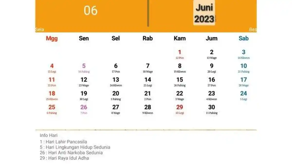 Kalender Jawa Besok Jumat 2 Juni 2023, Weton Jumat Wage, Melambangkan Ini
