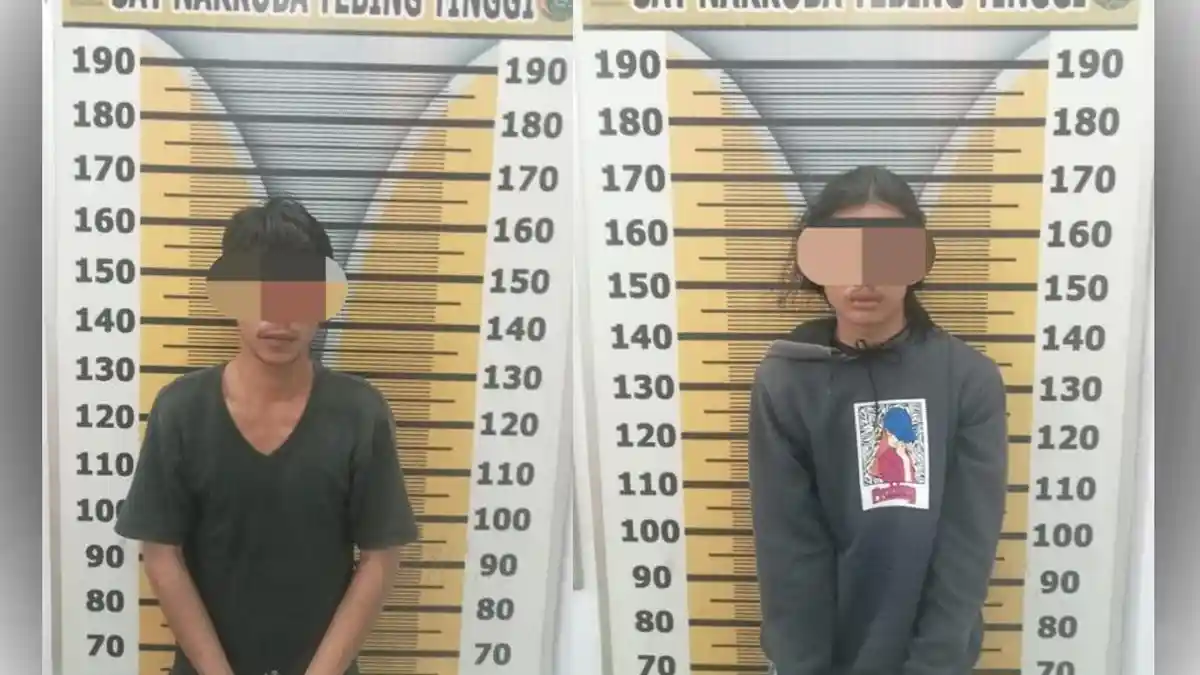 Bawa Sabu, Dua Warga Digelandang ke Polres Tebingtinggi