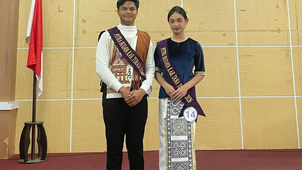 Ripal dan Eklesia Wakili Toraja di Ajang Putra Putri Budaya Sulsel 2026